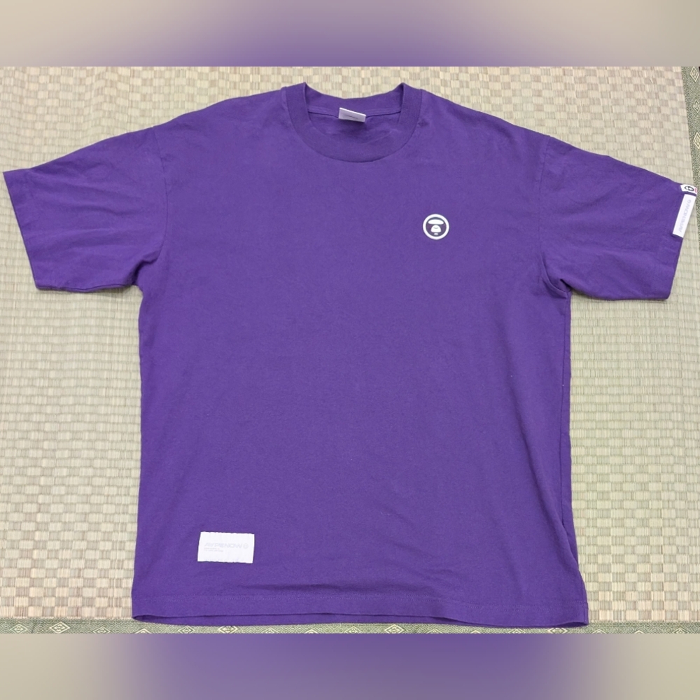 Aape Now By A Bathing Ape Purple T-shirt Purple Men's Size Large